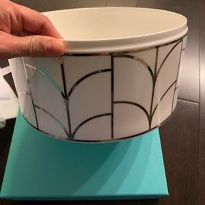 Tiffany & Co. Wheat Leaf bone China serving bowl